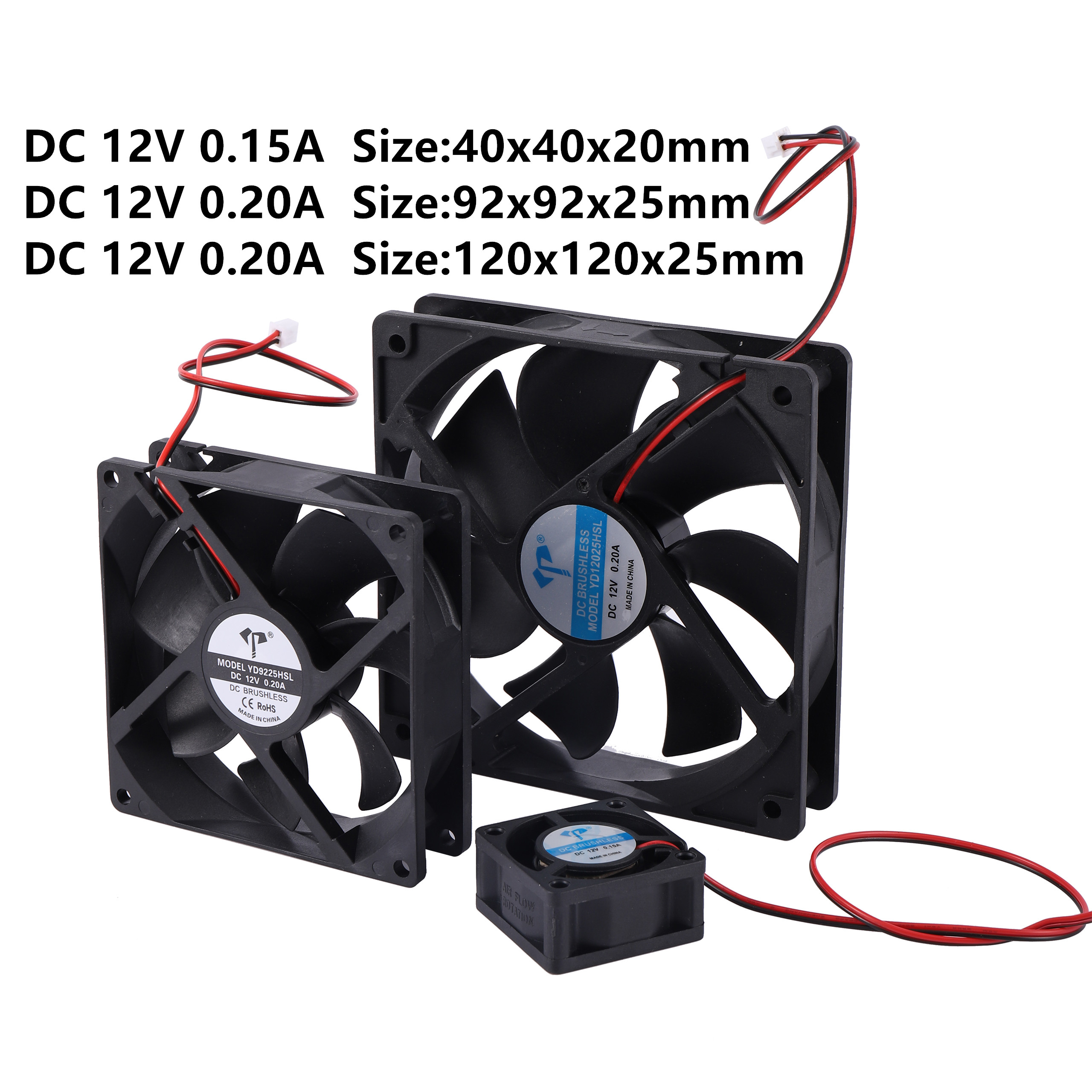 DC12V 0.15A/0.20A No Noise Fan - Quail Egg Incubator 评论和价格
