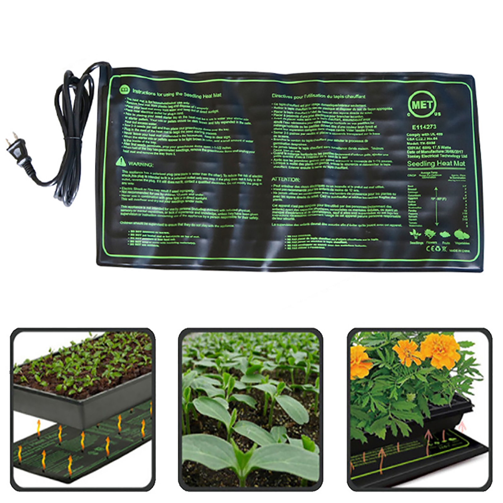 110/120/220/230V Seedling Heat - Seedling Heat Mat 评论和价格